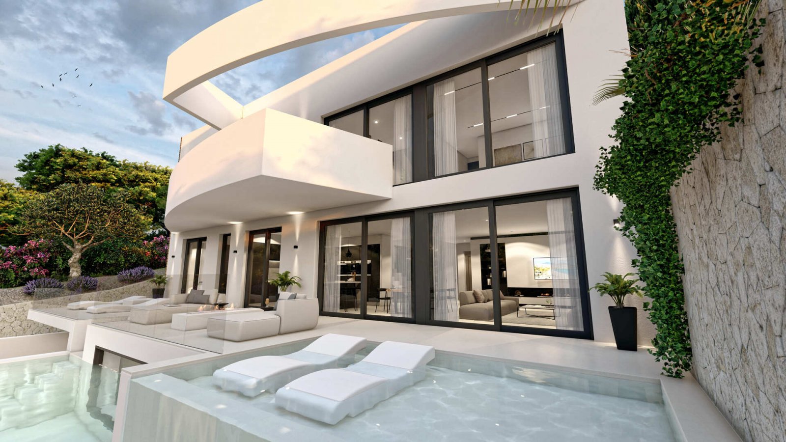 Diese Villa befindet sich in der exklusiven Gegend von Altea und bietet eine privilegierte Umgebung mit Meerblick, ideal für diejenigen, die ein Zuha