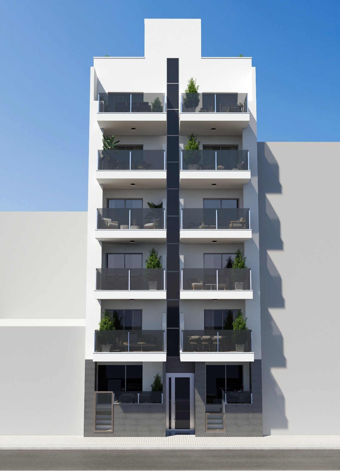 In der charmanten Stadt Torrevieja gelegen, bietet diese Wohnanlage eine Auswahl an Apartments, Erdgeschossen und Penthäusern, die alle darauf ausgel