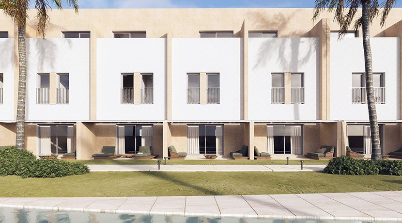 In der charmanten Stadt Dénia gelegen, bietet diese exklusive Sammlung von Reihenhäusern eine einzigartige Gelegenheit, das Leben am Meer zu genießen