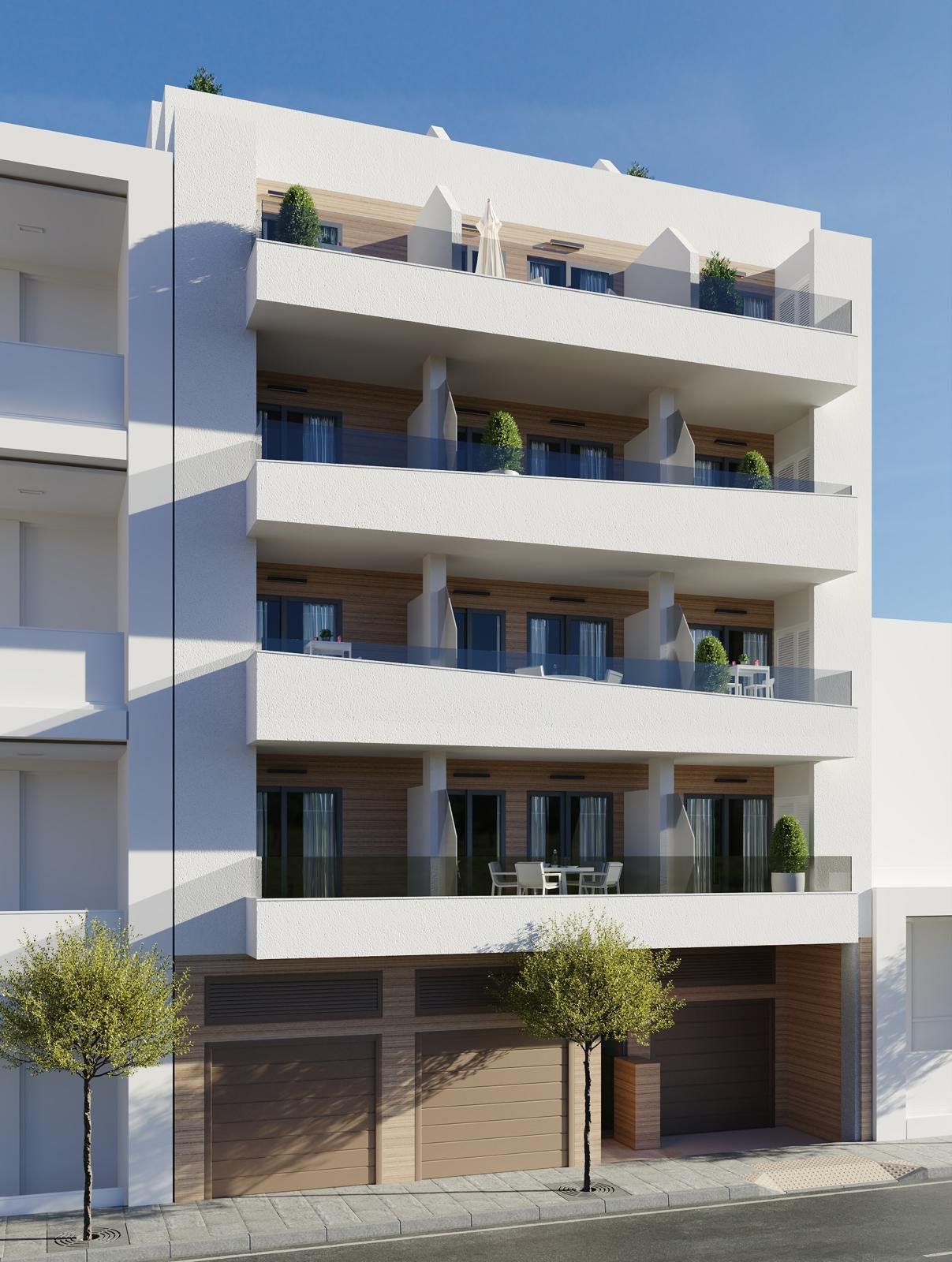 In der charmanten Stadt Torrevieja gelegen, bietet diese exklusive Wohnanlage eine Auswahl von 12 Immobilien, darunter Wohnungen und Penthäuser. Die
