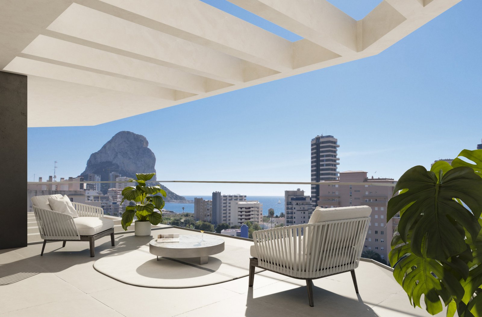 In der wunderschönen Stadt Calpe gelegen, bietet diese exklusive Wohnanlage eine Auswahl von 63 Immobilien, darunter Apartments und Penthäuser. Diese