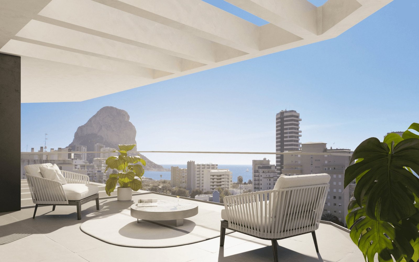 In der wunderschönen Stadt Calpe gelegen, bietet diese exklusive Wohnanlage eine Auswahl von 63 Immobilien, darunter Apartments und Penthäuser. Diese