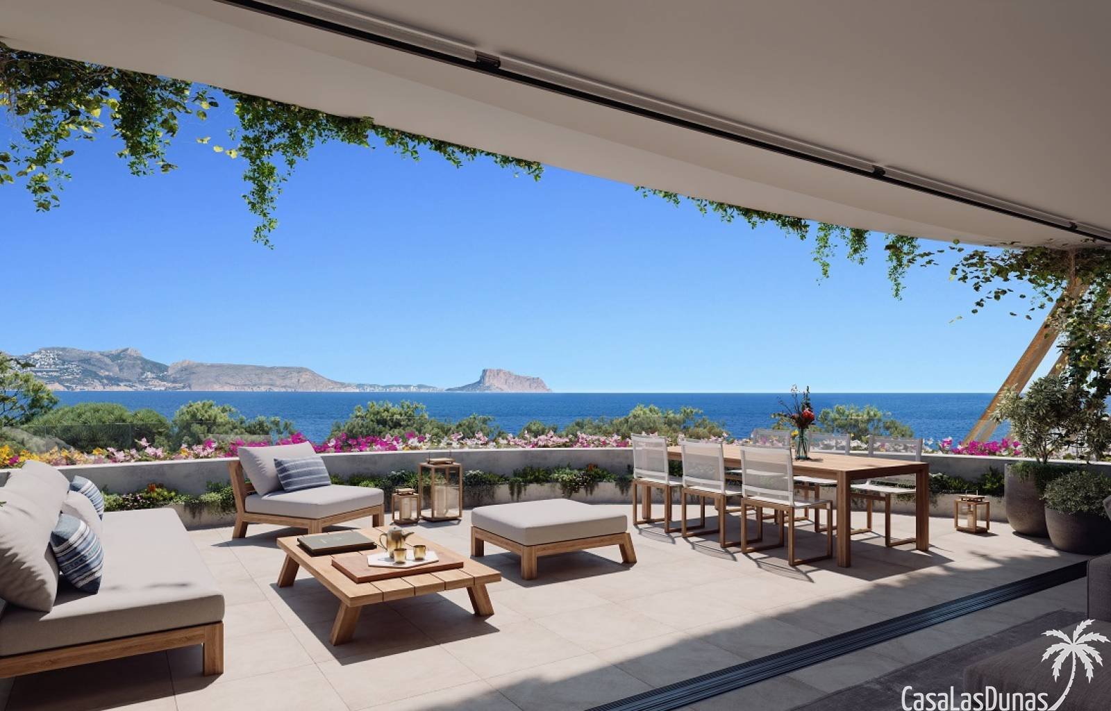 Modernes und exklusives Bauprojekt, nur wenige Schritte vom Strand von Albir entfernt und mit wunderschönem Meerblick. Die erste Phase dieses Projekt