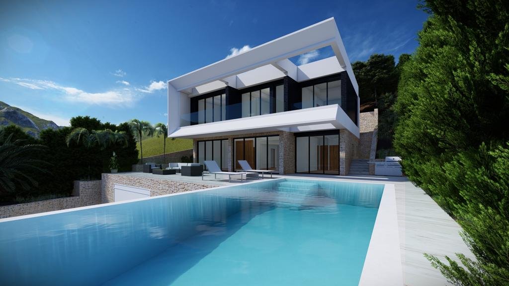 In der exklusiven Gegend von Altea gelegen, bietet diese Villa eine privilegierte Umgebung mit Meerblick. Die Immobilie befindet sich nur 3 km von de