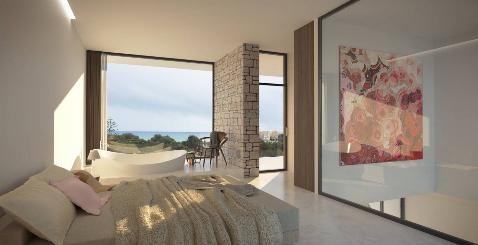 In der charmanten Stadt Orihuela gelegen, bietet diese exklusive Villa eine privilegierte Umgebung für diejenigen, die eine Luxusresidenz in Meeresnä