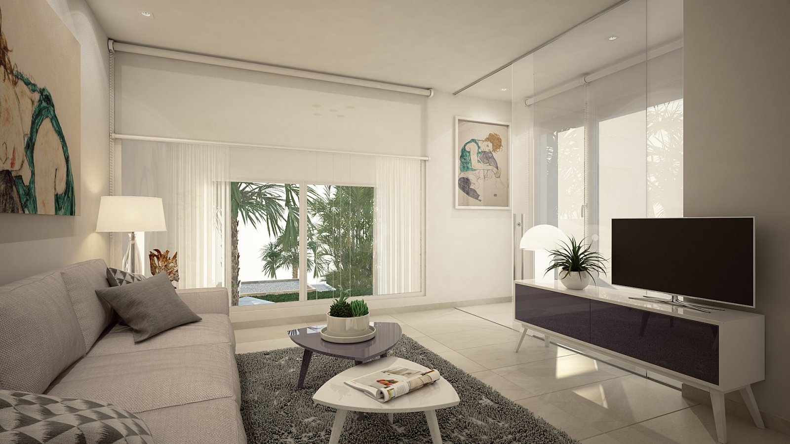 In der prestigeträchtigen Umgebung von La Finca Golf gelegen, bietet diese Wohnanlage eine exklusive Auswahl von 18 Residenzen, verteilt auf Doppelha