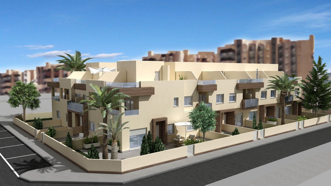 In der exklusiven Gegend von La Manga del Mar Menor gelegen, bietet diese Wohnanlage eine einzigartige Gelegenheit, das Leben am Meer zu genießen. Mi