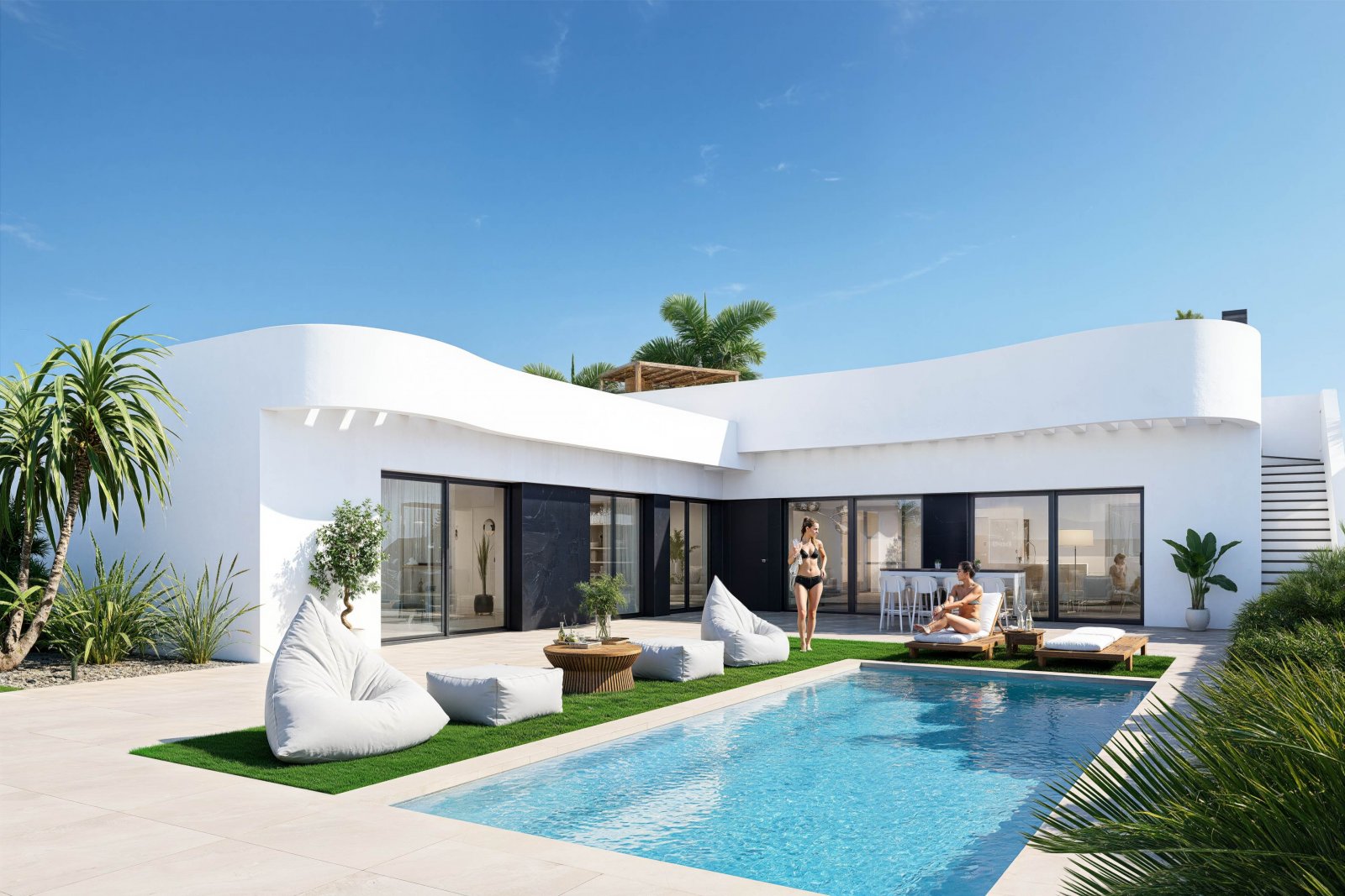 La Finca Golf:  In der charmanten Stadt Algorfa gelegen, bietet diese exklusive Sammlung von 49 unabhängigen Wohnhäusern eine ideale Umgebung für diejenigen, die Ruh 