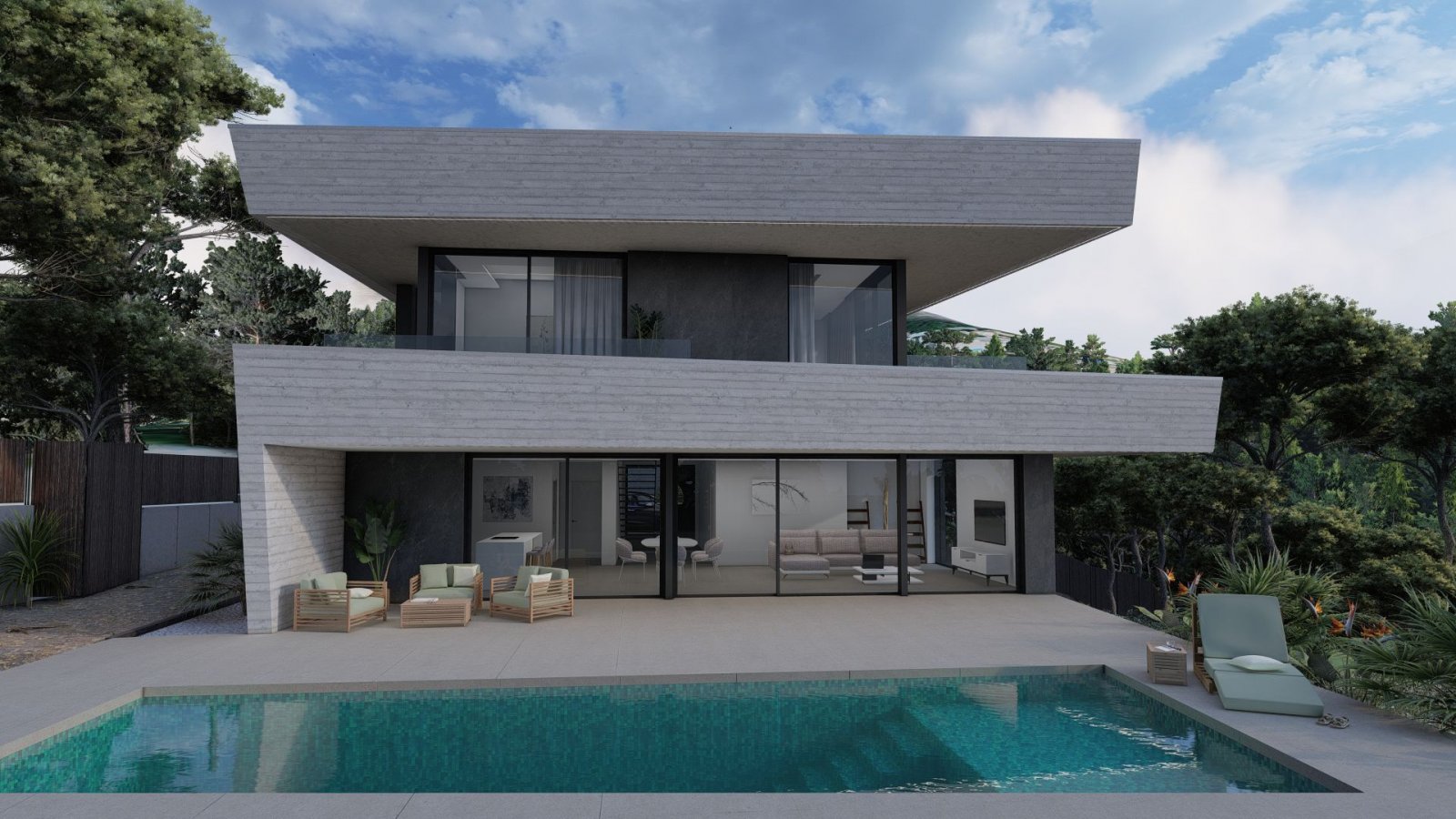 Altea:  In der exklusiven Gegend von Altea gelegen, bietet diese Villa eine privilegierte Umgebung nur 2 km vom Meer entfernt. Mit einem Design, das Eleganz  