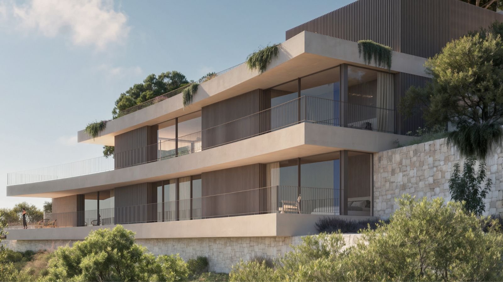 Diese exklusive Villa befindet sich in der charmanten Ortschaft Moraira und bietet eine privilegierte Umgebung mit Meerblick. Sie wurde für diejenige