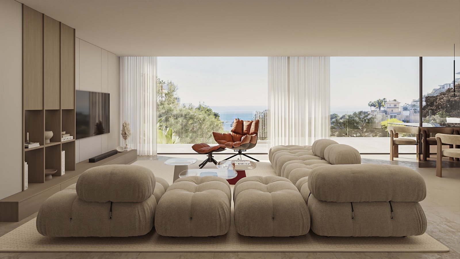 In der charmanten Stadt Calpe gelegen, bietet diese exklusive Villa ein unvergleichliches Wohnerlebnis. Mit einem modernen und eleganten architektoni