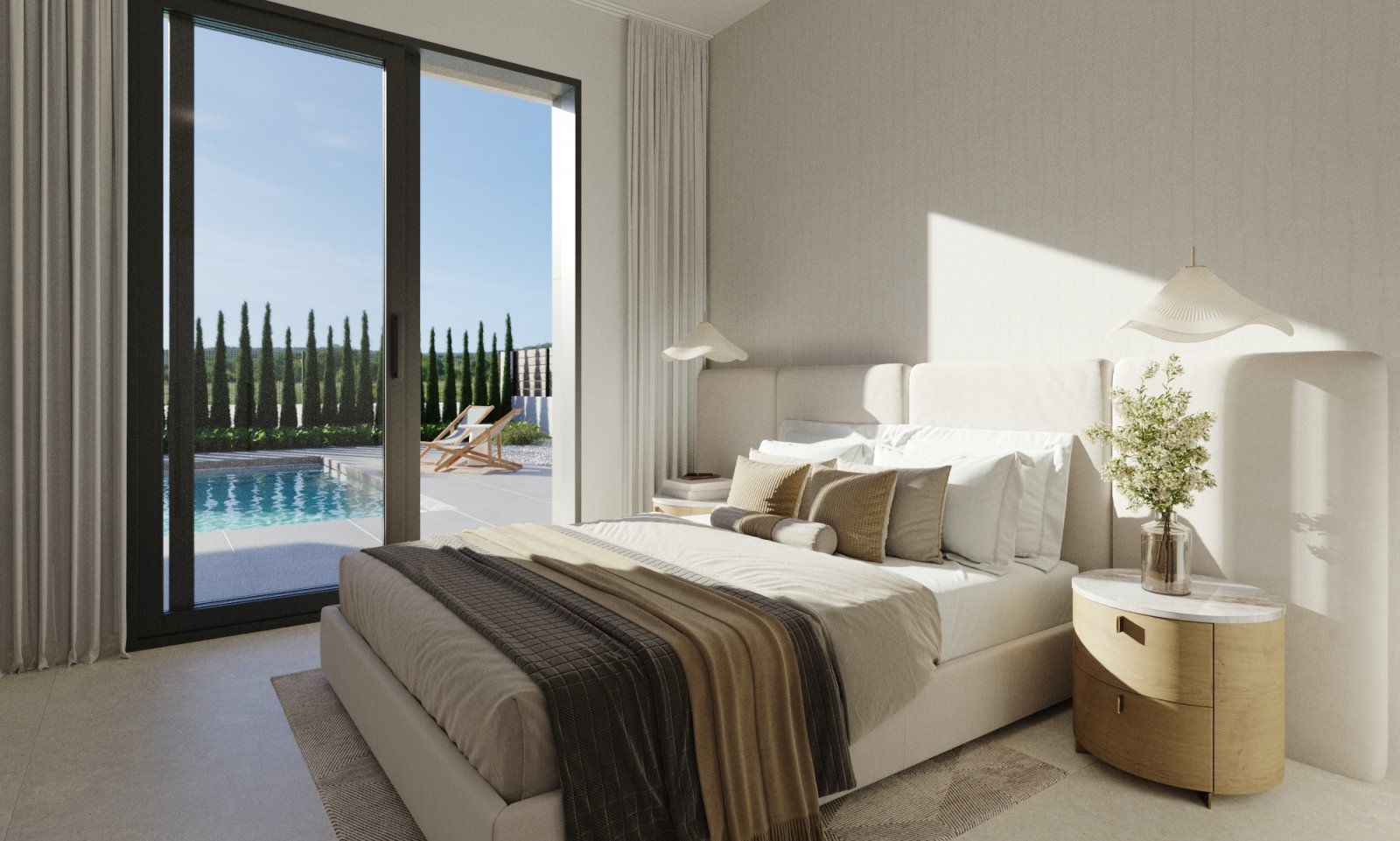  In der prestigeträchtigen Umgebung des Hacienda del Alamo Golf gelegen, bietet dieses exklusive Ensemble von 10 freistehenden Chalets eine einzigarti