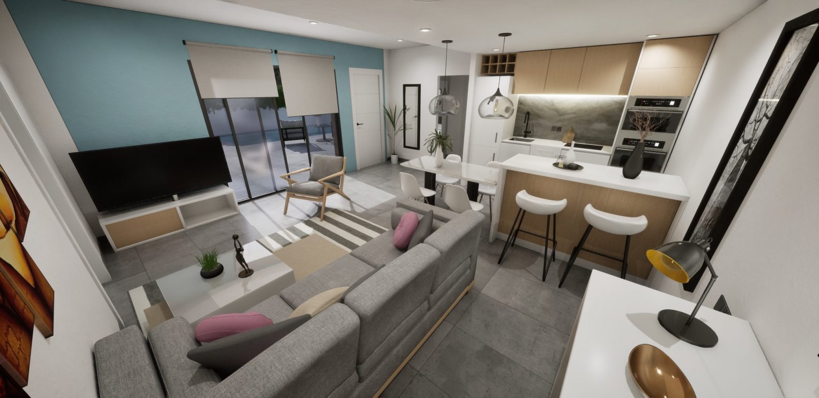 In der charmanten Stadt Torre-Pacheco gelegen, bietet dieses freistehende Chalet eine ideale Umgebung für diejenigen, die Ruhe und Komfort suchen. Mi