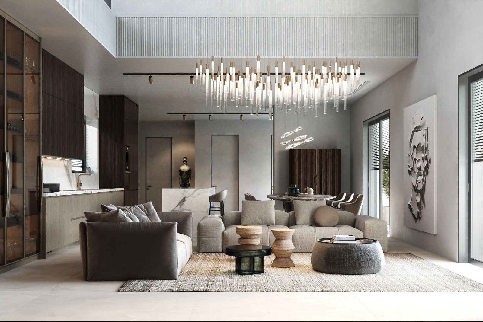 In der exklusiven Gegend von Finestrat gelegen, bietet diese Villa ein unvergleichliches Wohnerlebnis. Mit beeindruckendem Meerblick besticht diese I
