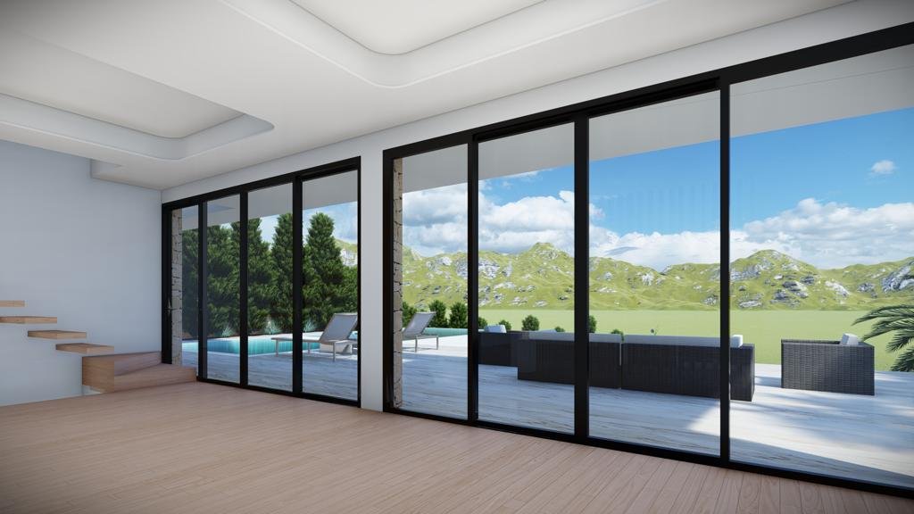 In der exklusiven Gegend von Altea gelegen, bietet diese Villa eine privilegierte Umgebung mit Meerblick. Die Immobilie befindet sich nur 3 km von de