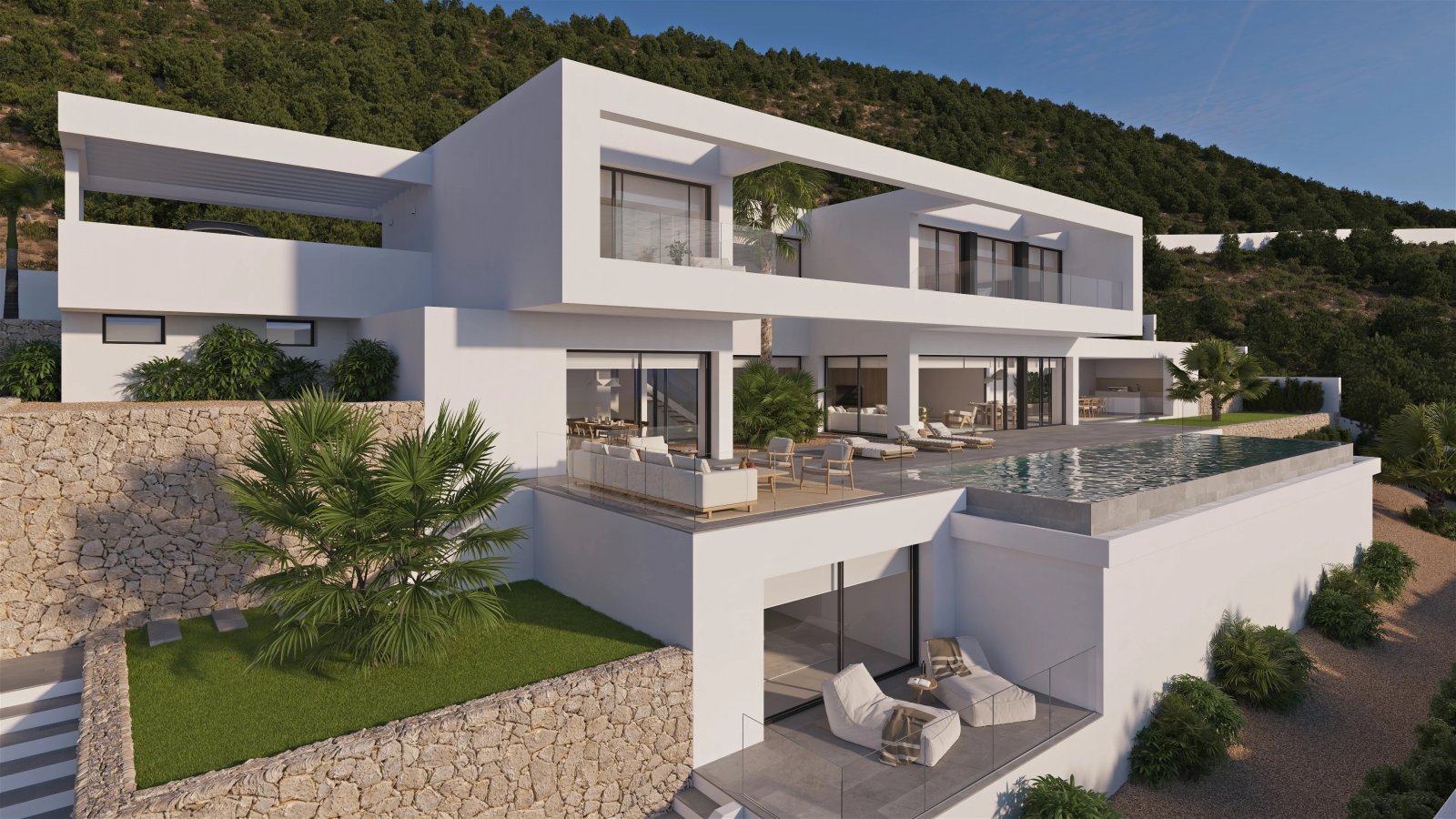In der charmanten Stadt Benisa gelegen, bietet diese exklusive Villa ein unvergleichliches Wohnerlebnis. Mit Meerblick liegt die Immobilie nur 3 km v