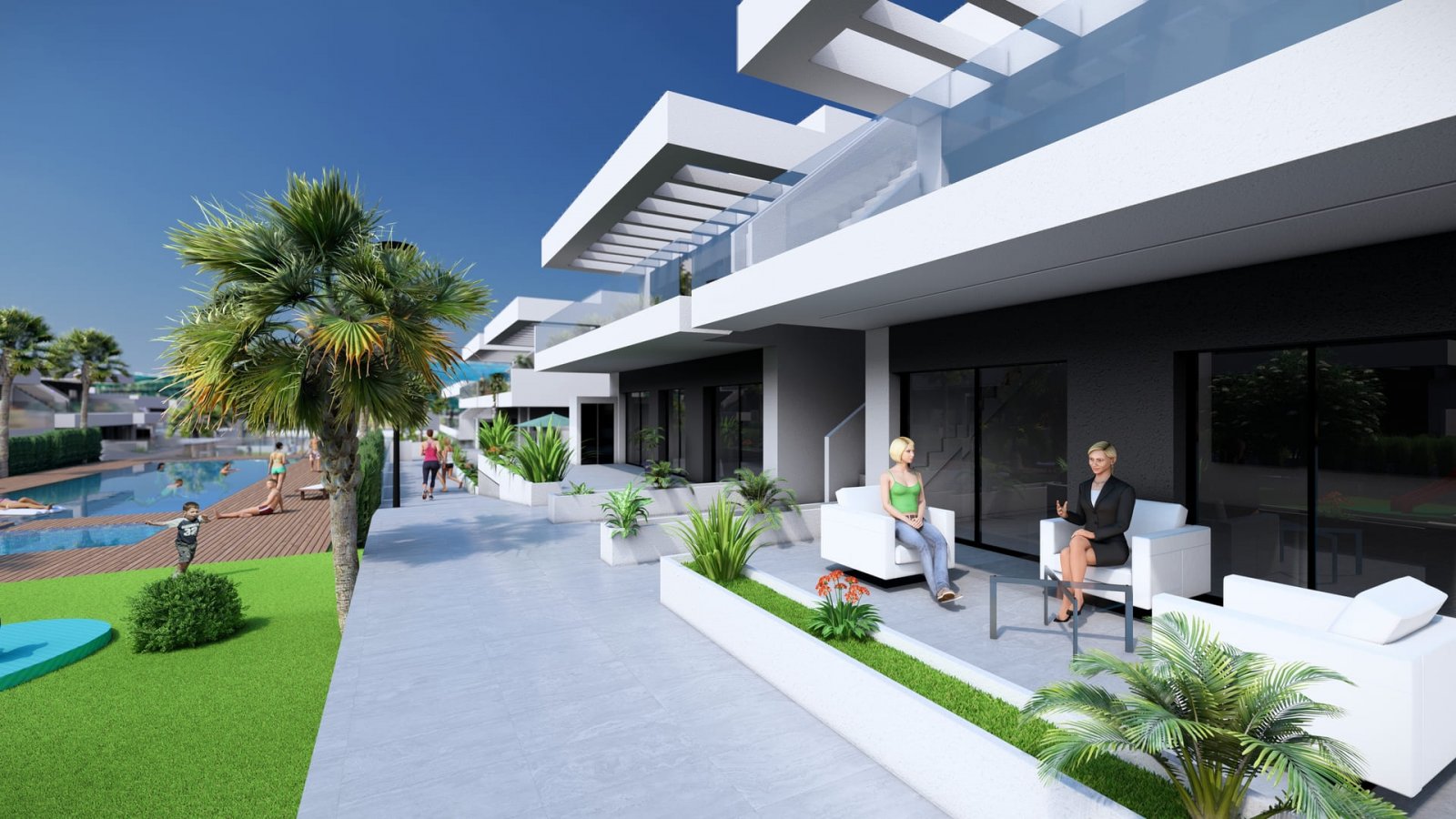 In der prestigeträchtigen Umgebung von La Finca Golf gelegen, bietet diese Wohnanlage 38 Bungalows, die für diejenigen entworfen wurden, die einen ex