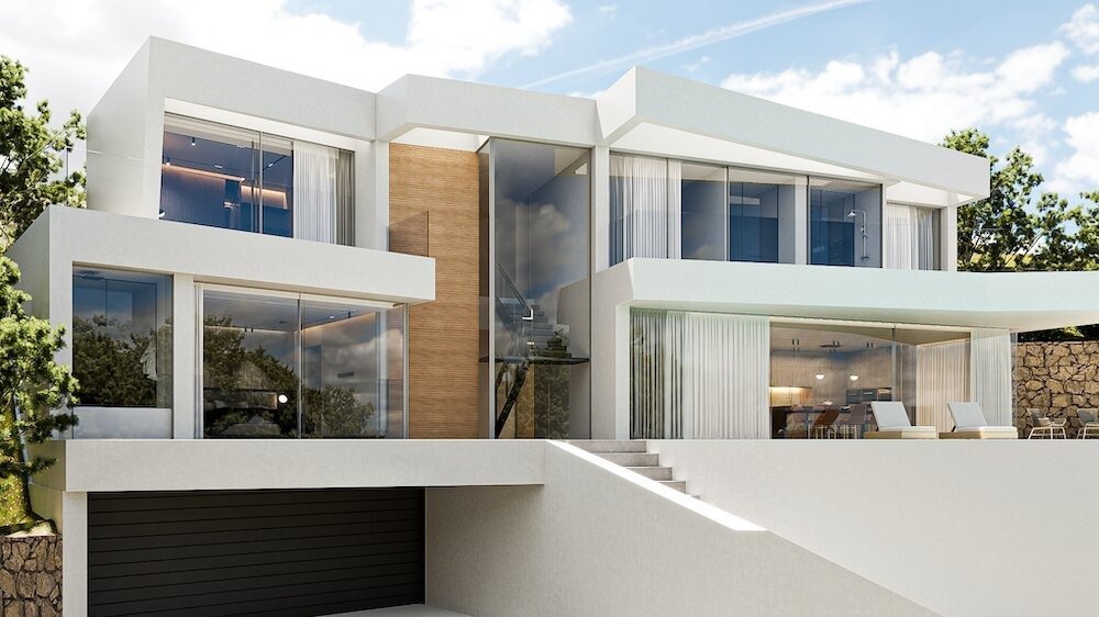 In der wunderschönen Stadt Altea gelegen, bietet diese exklusive Villa eine privilegierte Umgebung für diejenigen, die ein luxuriöses Zuhause suchen.