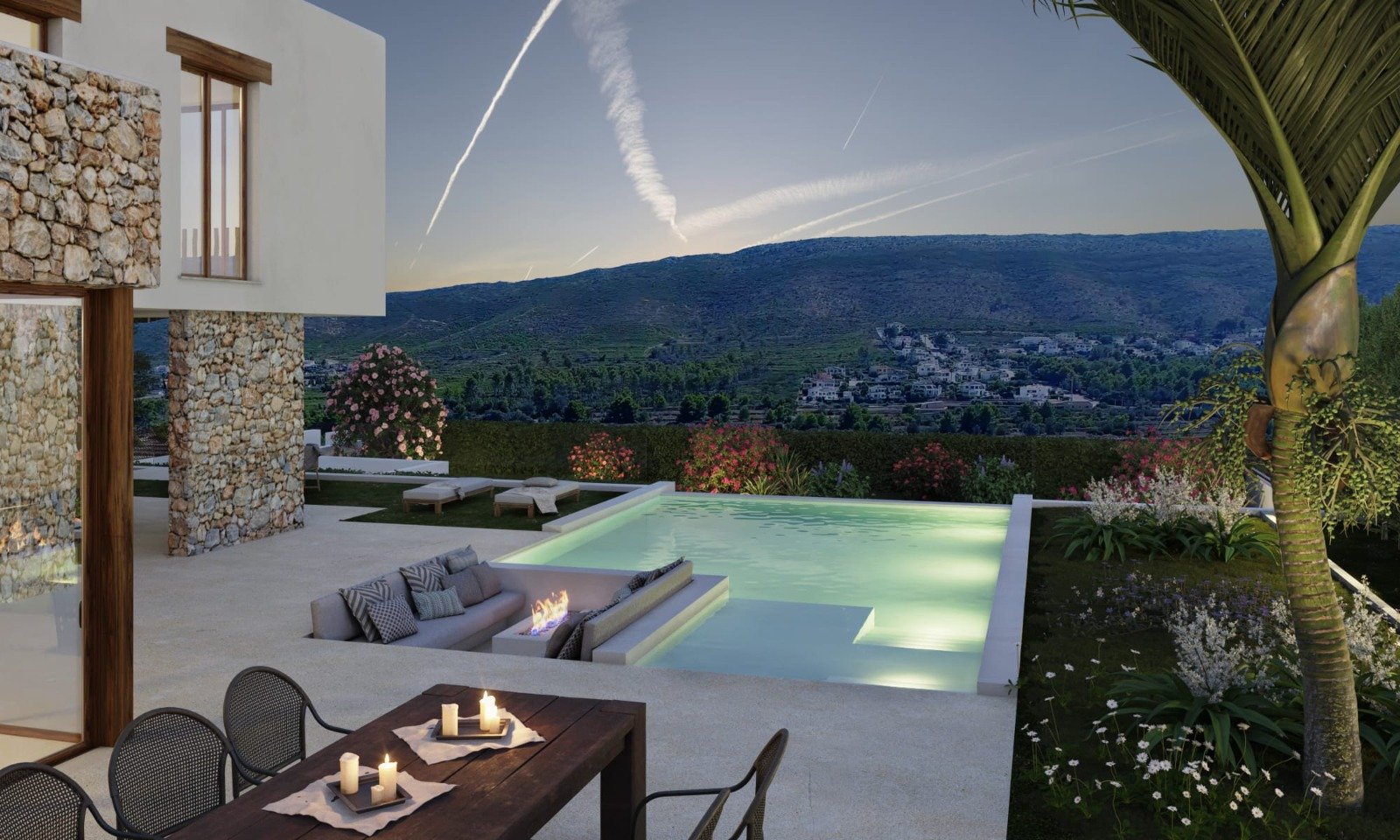 In der wunderschönen Stadt Jávea gelegen, bietet diese exklusive Villa eine privilegierte Umgebung, um das mediterrane Leben zu genießen. Mit einer E