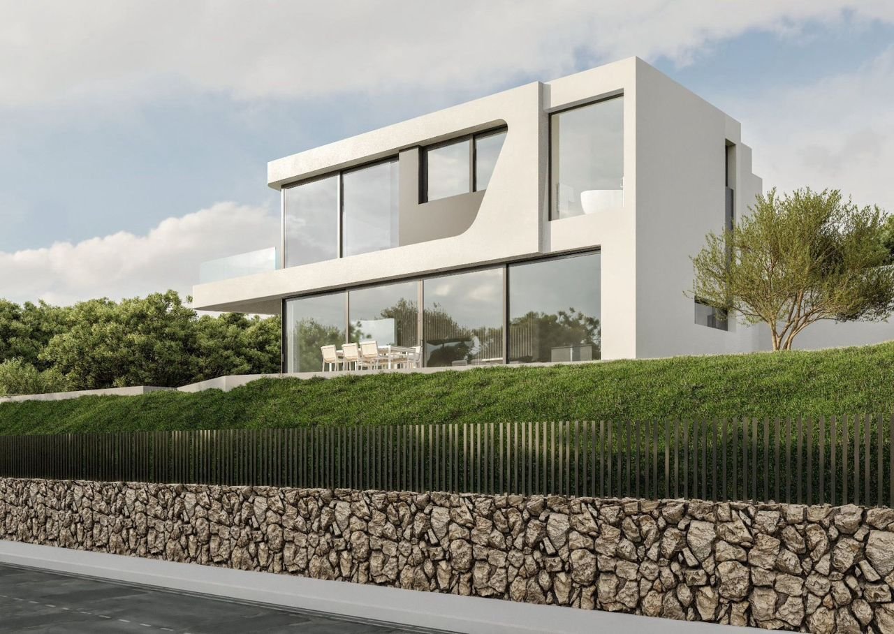 In der exklusiven Gegend von Altea gelegen, bietet diese Villa eine privilegierte Umgebung mit Meerblick. Die Immobilie befindet sich nur 5 km vom Me