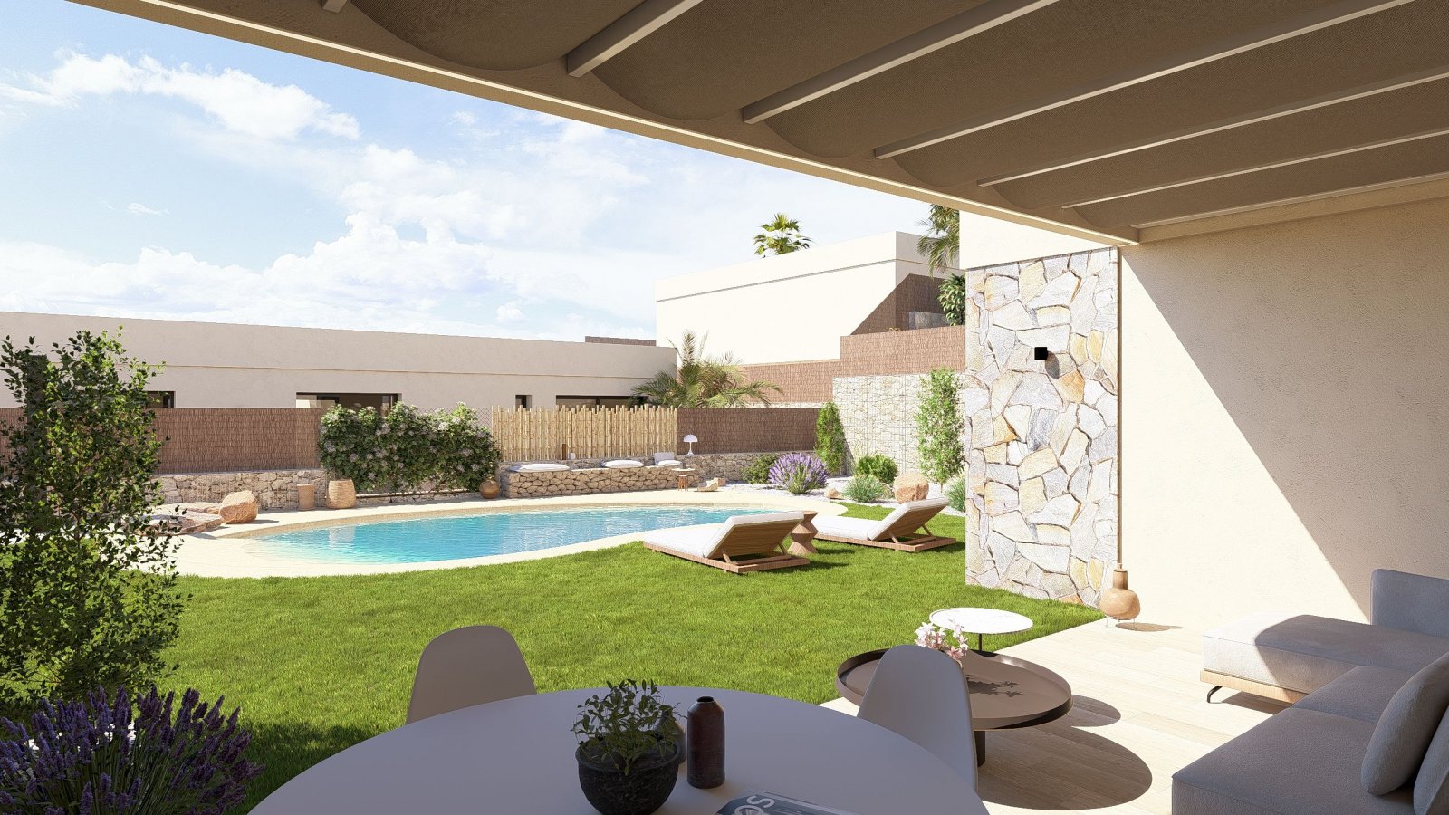 Ubicado en la encantadora región de Murcia, este exclusivo conjunto residencial ofrece una selección de 7 viviendas independientes. Cada propiedad ha