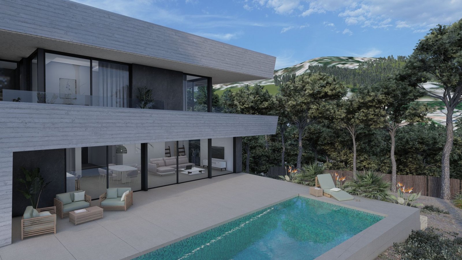 In der exklusiven Gegend von Altea gelegen, bietet diese Villa eine privilegierte Umgebung nur 2 km vom Meer entfernt. Mit einem Design, das Eleganz