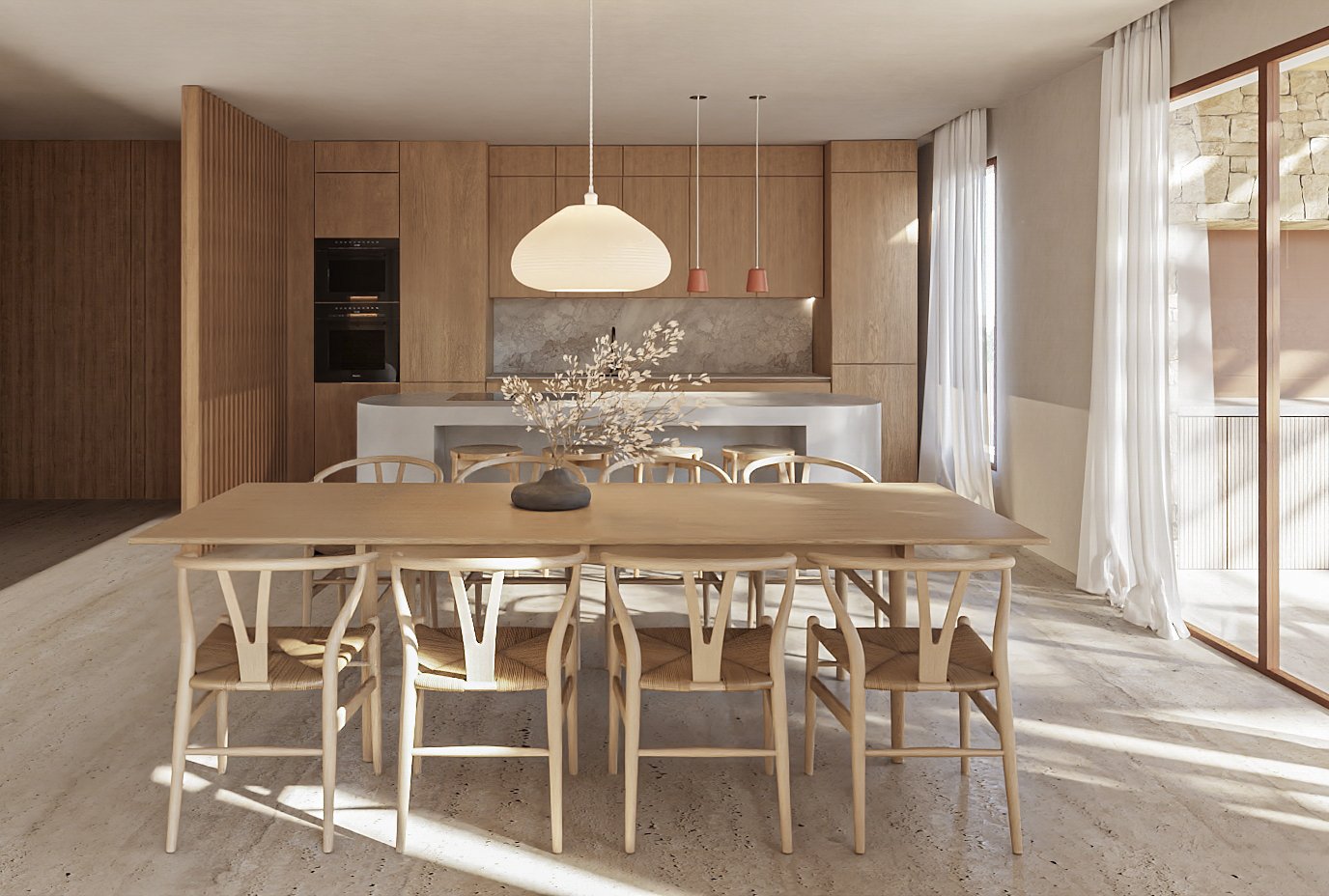 In der charmanten Stadt Benissa gelegen, bietet diese exklusive Villa eine perfekte Kombination aus Komfort und Stil. Entworfen für diejenigen, die e