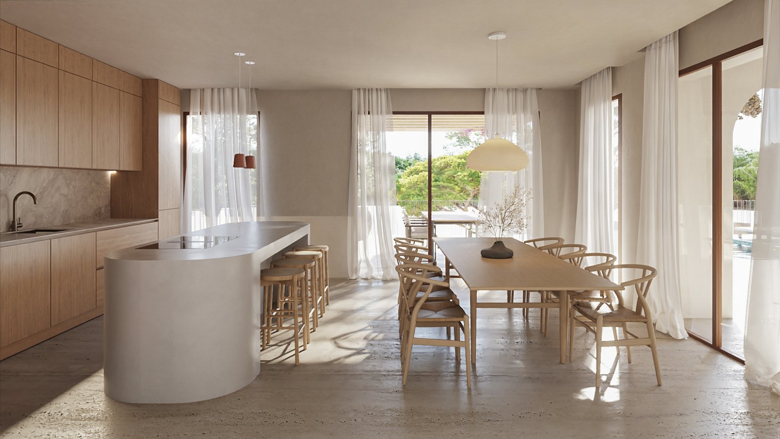  In der charmanten Stadt Benissa gelegen, bietet diese exklusive Villa eine perfekte Kombination aus Komfort und Stil. Entworfen für diejenigen, die e