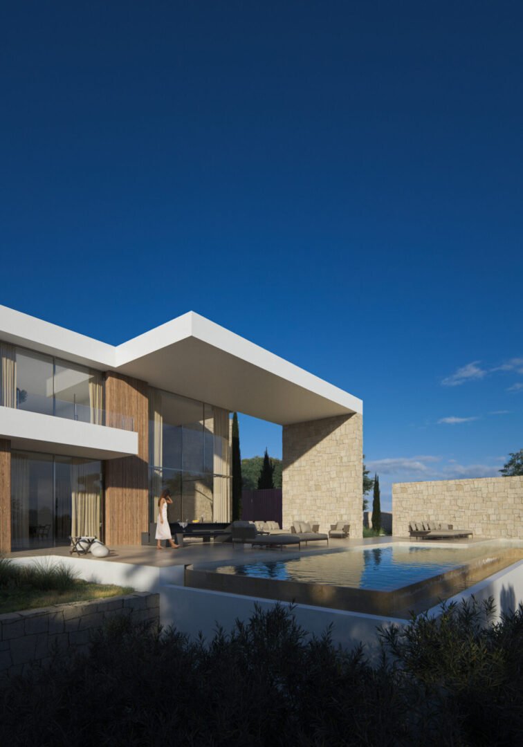 Diese Villa befindet sich in der charmanten Stadt Teulada und bietet eine privilegierte Umgebung mit Meerblick. Sie wurde für diejenigen entworfen, d