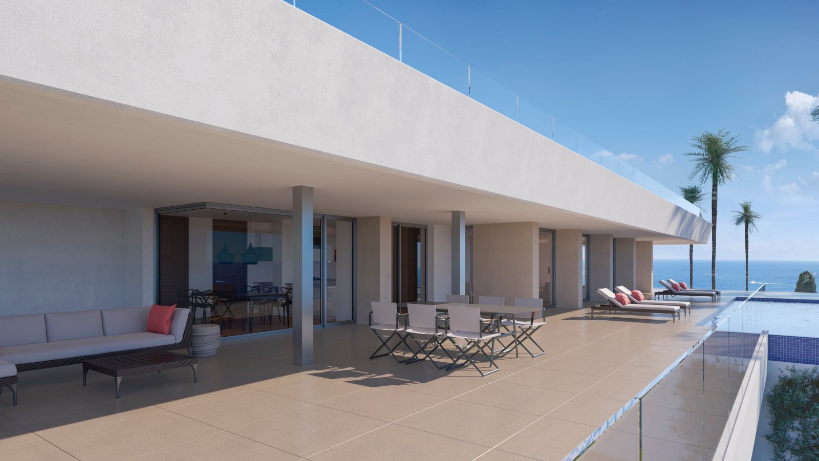 In der exklusiven Gegend von Cumbre del Sol gelegen, bietet diese Villa ein unvergleichliches Wohnerlebnis. Mit Meerblick befindet sich die Immobilie