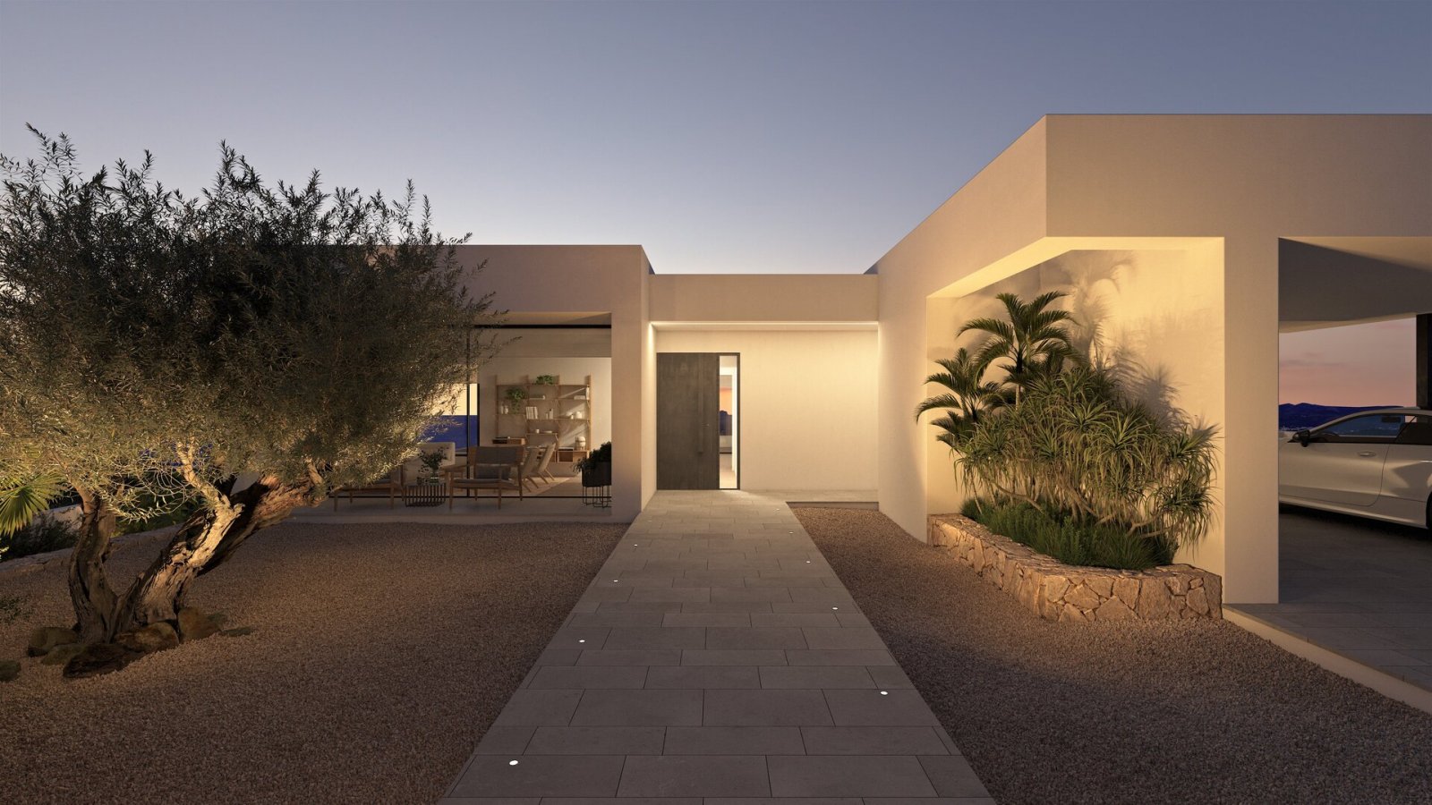 In der prestigeträchtigen Gegend von Cumbre del Sol gelegen, bietet diese Villa ein außergewöhnliches Wohnerlebnis mit Meerblick. Die Immobilie befin