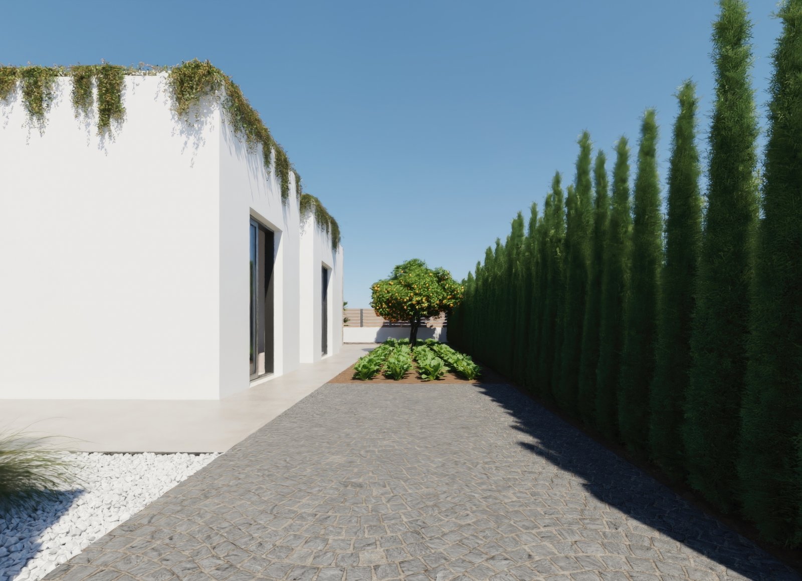 In der prestigeträchtigen Umgebung des Hacienda del Alamo Golf gelegen, bietet dieses exklusive Ensemble von 10 freistehenden Chalets eine einzigarti