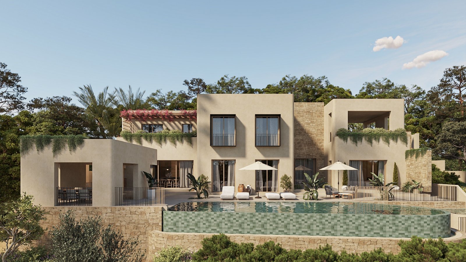  Diese Villa befindet sich in der charmanten Stadt Altea und bietet eine privilegierte Umgebung mit Meerblick. Die Immobilie liegt nur 2 km vom Meer e