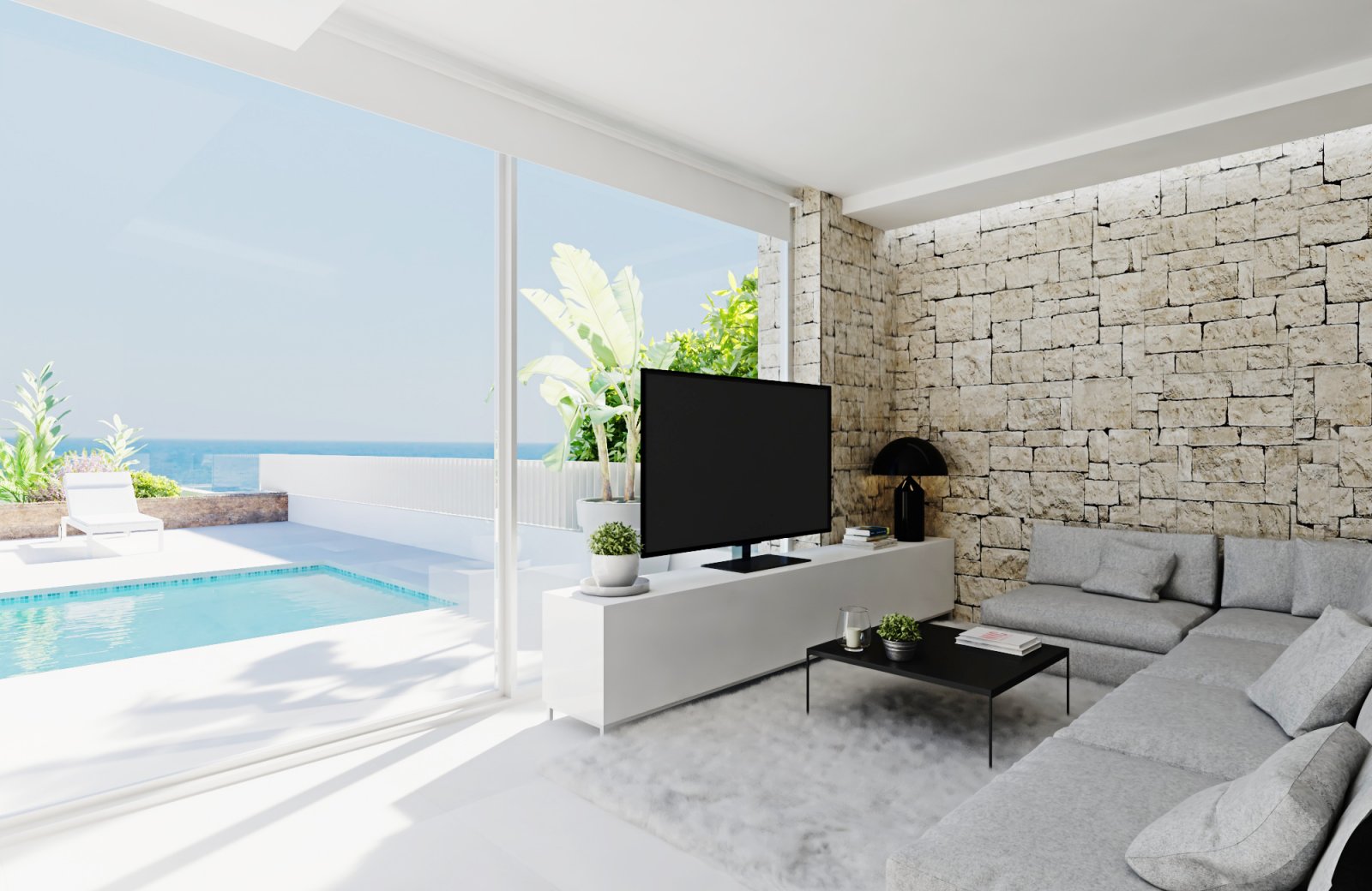 Diese exklusiven Villen im charmanten Pueblo Mascarat bieten eine privilegierte Umgebung mit Meerblick. Mit nur vier verfügbaren Immobilien ist jede