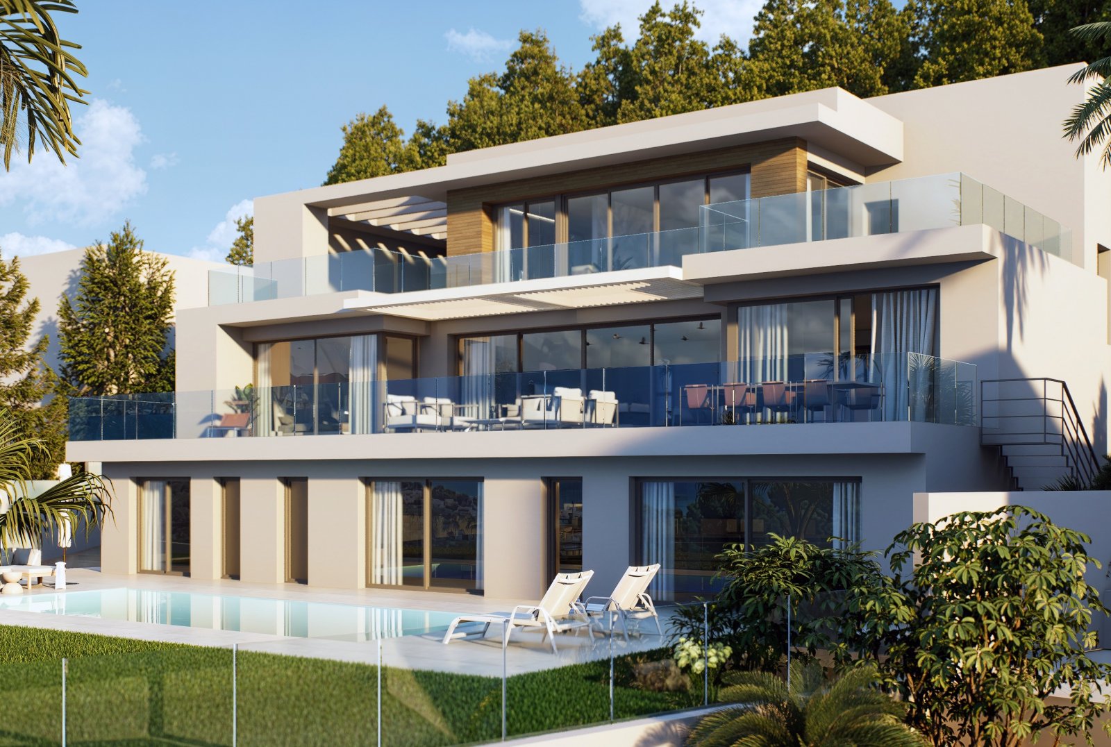 Diese Villa befindet sich in der exklusiven Gegend von Altea und bietet eine privilegierte Umgebung mit Meerblick. Die Immobilie liegt nur 3 km von d