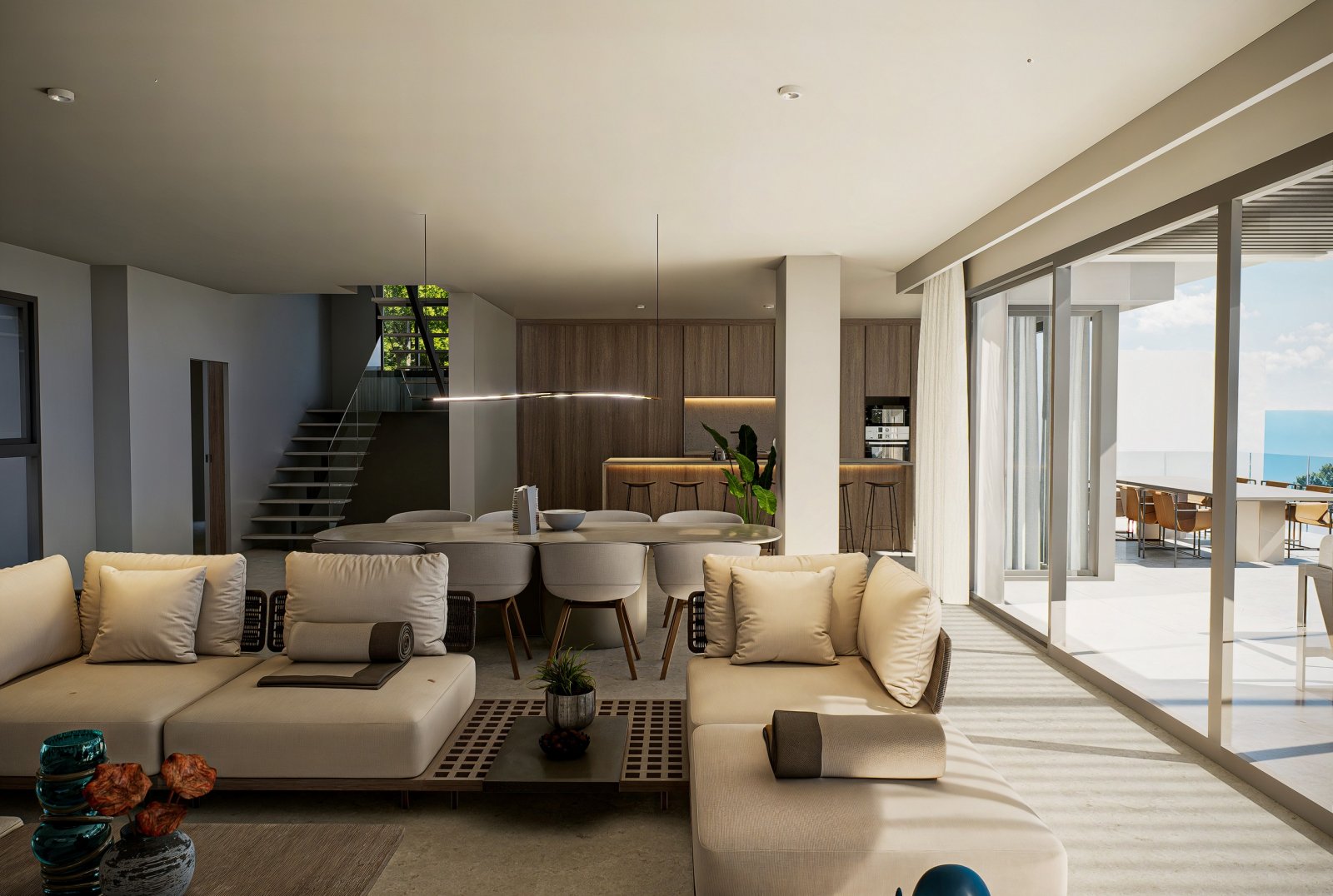 Diese Villa befindet sich in der exklusiven Gegend von Altea und bietet eine privilegierte Umgebung mit Meerblick. Die Immobilie liegt nur 3 km von d