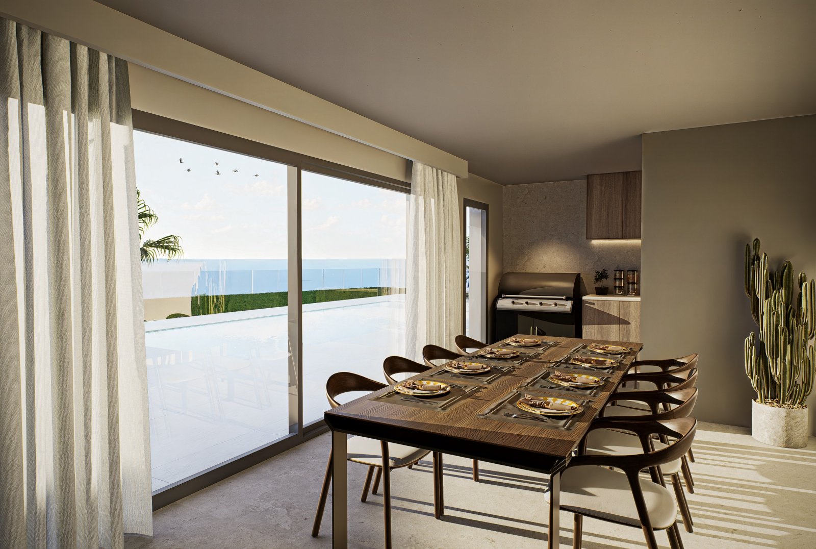 Diese Villa befindet sich in der exklusiven Gegend von Altea und bietet eine privilegierte Umgebung mit Meerblick. Die Immobilie liegt nur 3 km von d