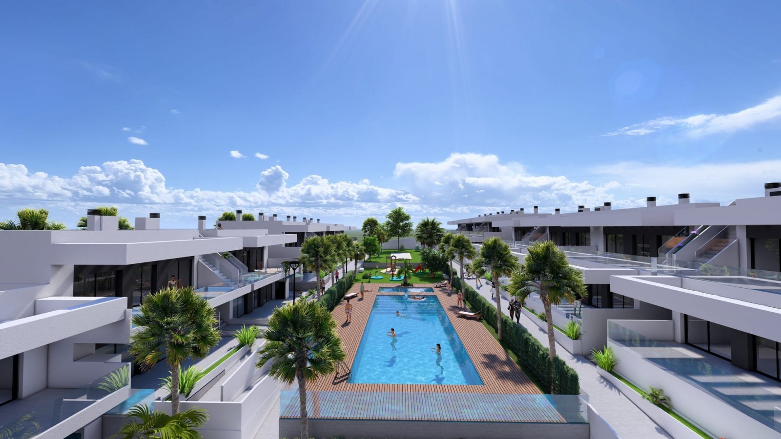 In der prestigeträchtigen Umgebung von La Finca Golf gelegen, bietet diese Wohnanlage 38 Bungalows, die für diejenigen entworfen wurden, die einen ex