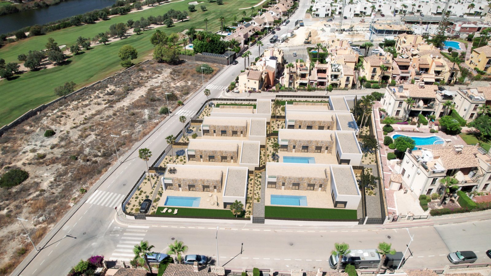 In der prestigeträchtigen Anlage von La Finca Golf gelegen, bietet diese außergewöhnliche freistehende Villa eine herausragende Kombination aus moder