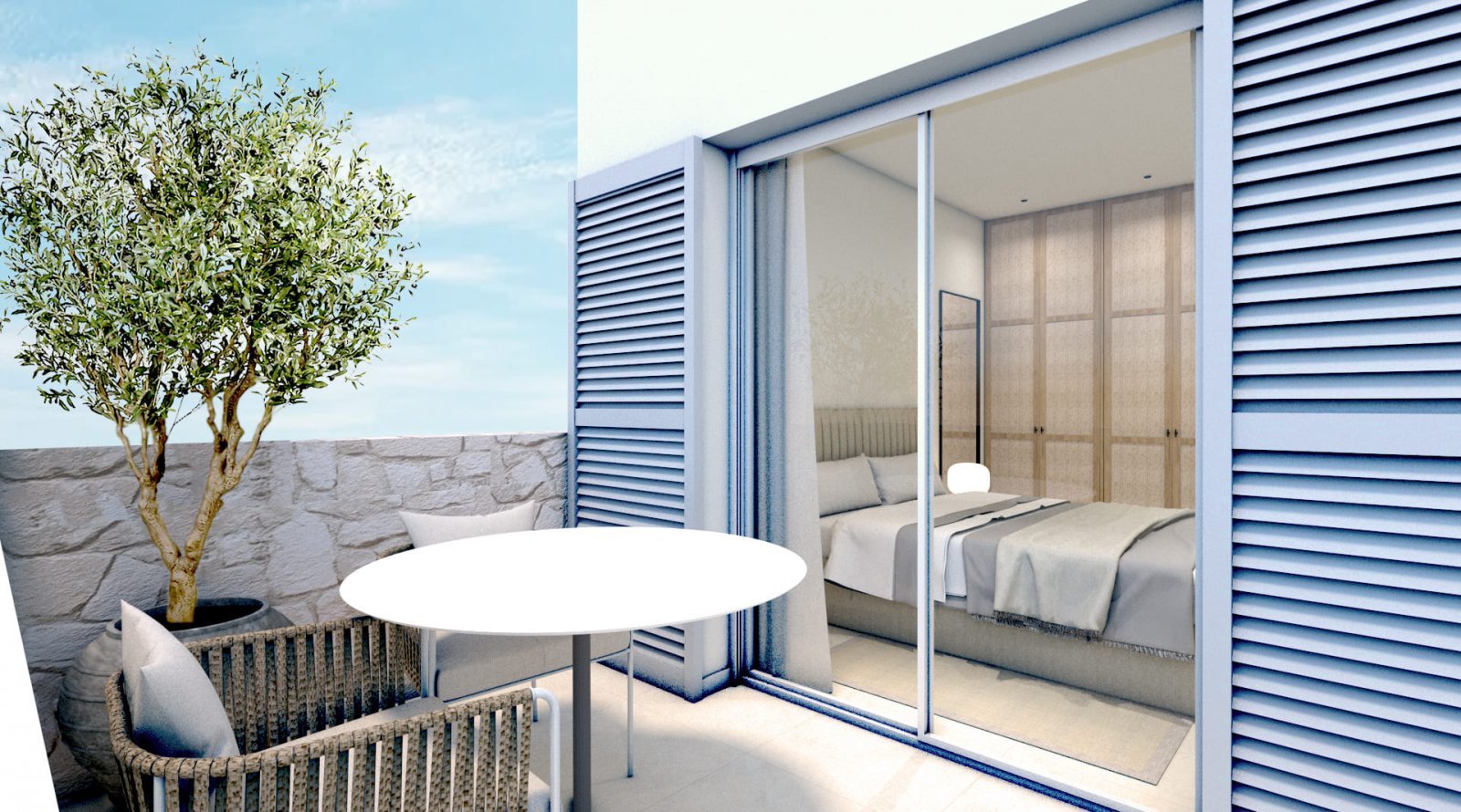 Gelegen im charmanten Torre de la Horadada, bietet dieses exklusive Immobilienangebot zwei Arten von Residenzen: Freistehend und Reihenhaus. Beide Op
