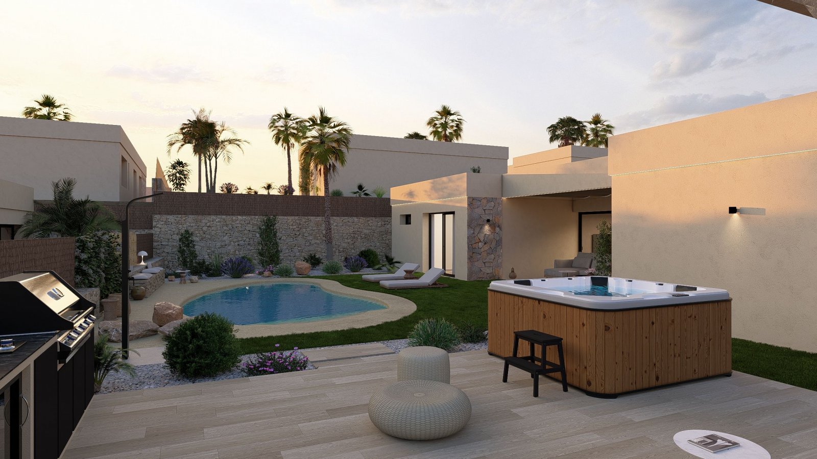 Ubicado en la encantadora región de Murcia, este exclusivo conjunto residencial ofrece una selección de 7 viviendas independientes. Cada propiedad ha