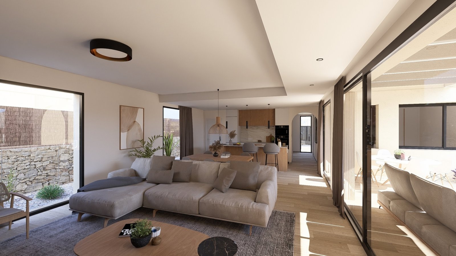 Ubicado en la encantadora región de Murcia, este exclusivo conjunto residencial ofrece una selección de 7 viviendas independientes. Cada propiedad ha