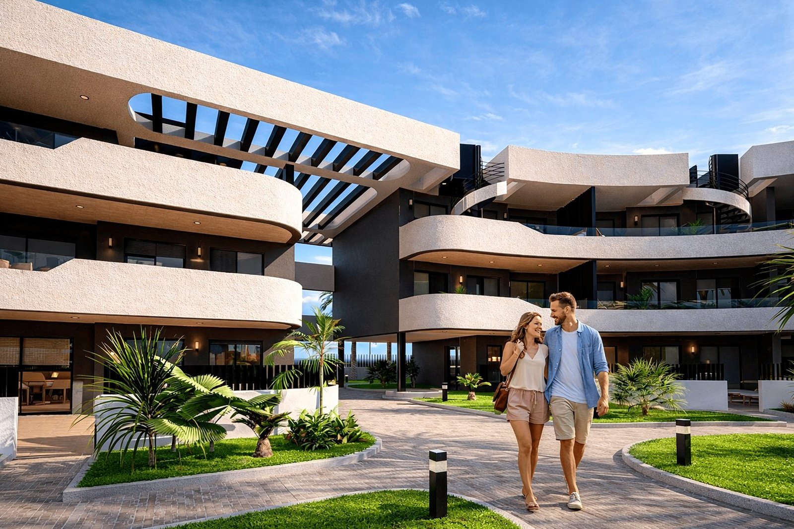 Ubicado en la encantadora localidad de Los Alcázares, este conjunto residencial ofrece una selección de 27 viviendas que incluyen apartamentos, plant