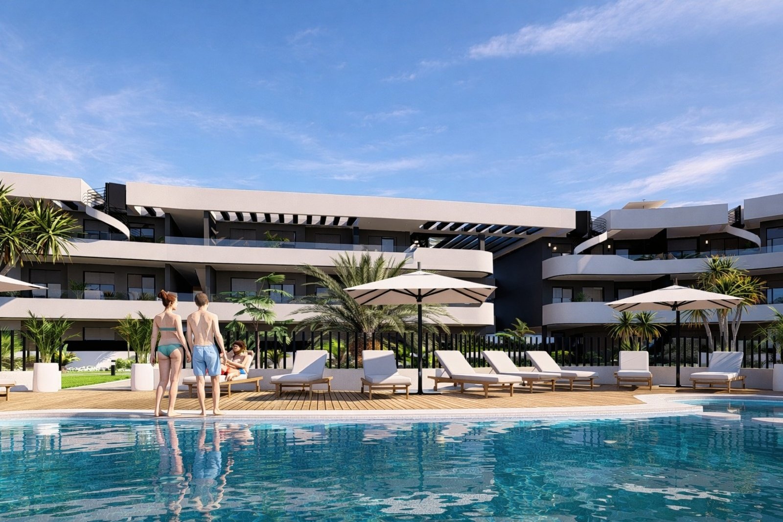 Ubicado en la encantadora localidad de Los Alcázares, este conjunto residencial ofrece una selección de 27 viviendas que incluyen apartamentos, plant