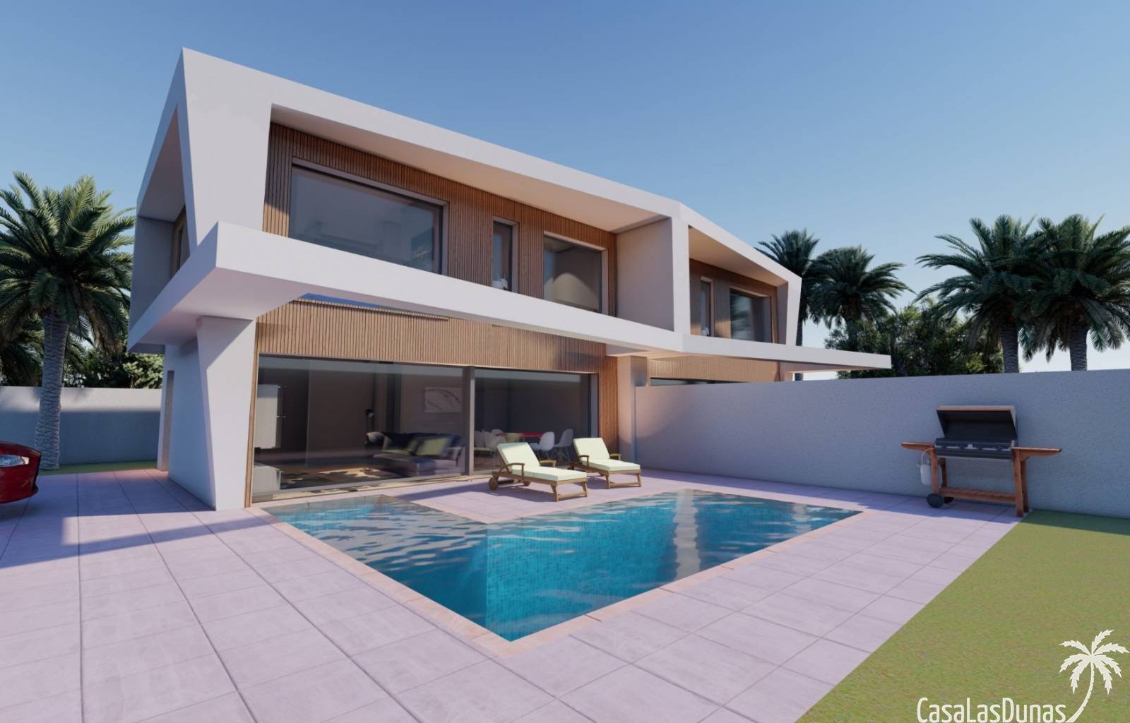Gran Alacant:  Entdecken Sie diese eleganten neuen Villen in Gran Alacant, einer begehrten Wohngegend an der Costa Blanca, wo Komfort, Ruhe und eine ideale Lage per 
