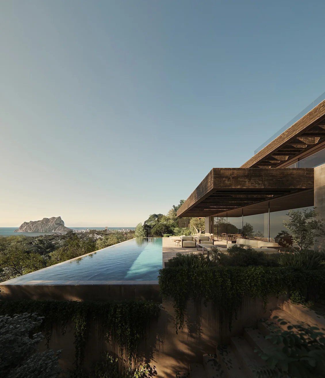 Diese exklusive Villa befindet sich in der charmanten Stadt Benissa und bietet ein unvergleichliches Wohnerlebnis. Mit Meerblick, der die Essenz des