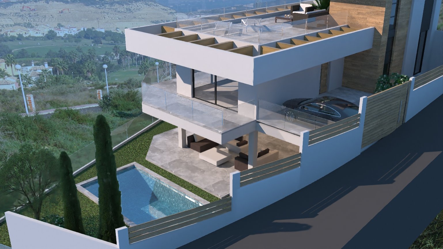 Ciudad Quesada:  In der charmanten Ciudad Quesada gelegen, bietet diese exklusive Sammlung von 8 Reihenhäusern eine ideale Wohnumgebung für diejenigen, die ein modern 