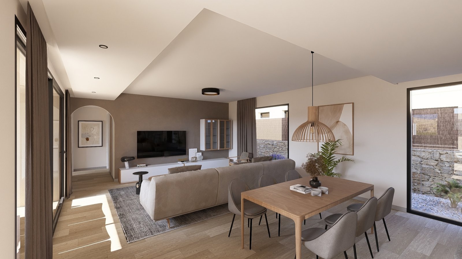 Ubicado en la encantadora región de Murcia, este exclusivo conjunto residencial ofrece una selección de 7 viviendas independientes. Cada propiedad ha