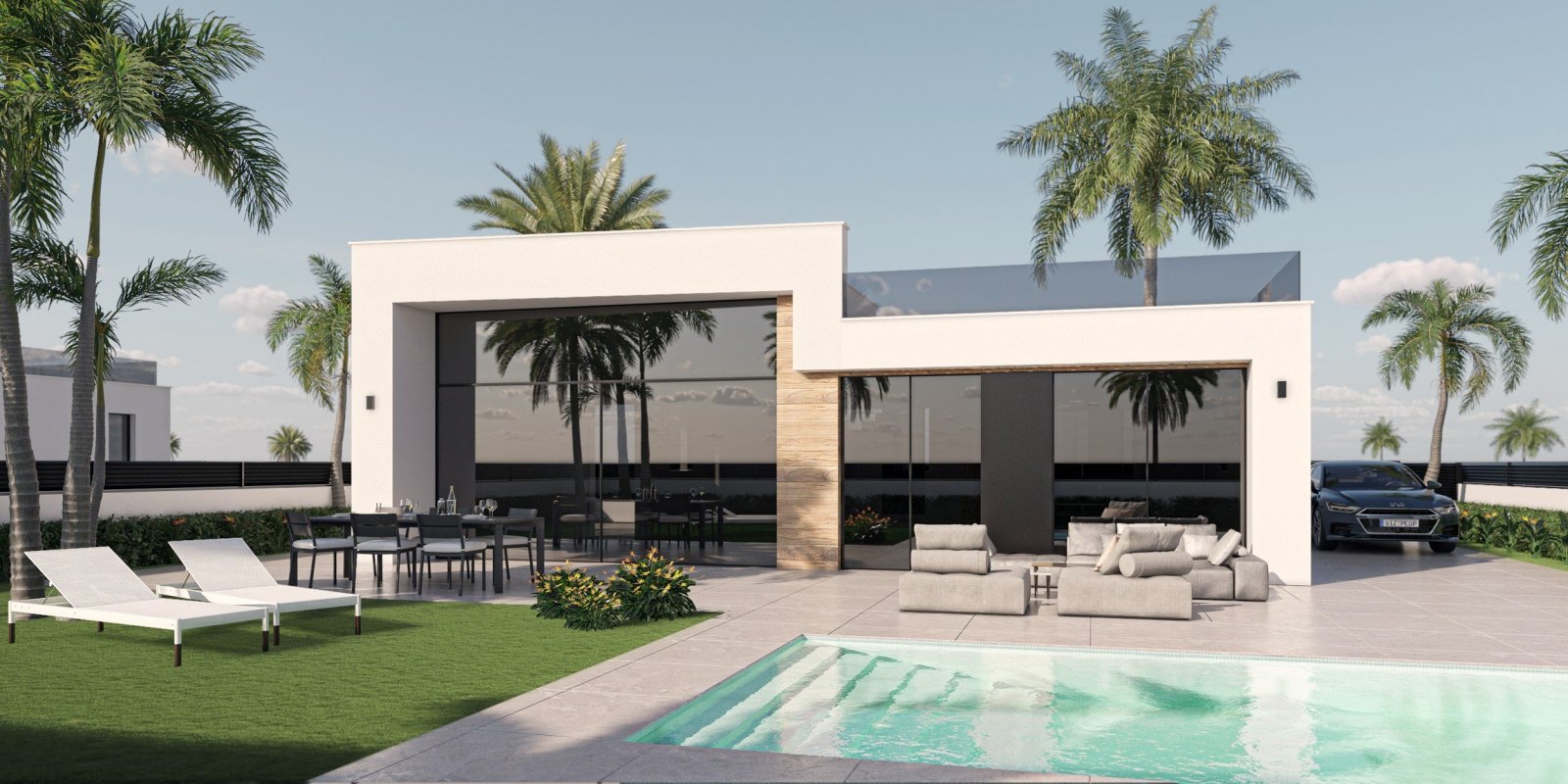 Condado de Alhama:  In der exklusiven Gegend von Los Guardianes gelegen, bietet diese Wohnanlage insgesamt 37 Immobilien, die sich durch eine Vielzahl von Typologien aus 