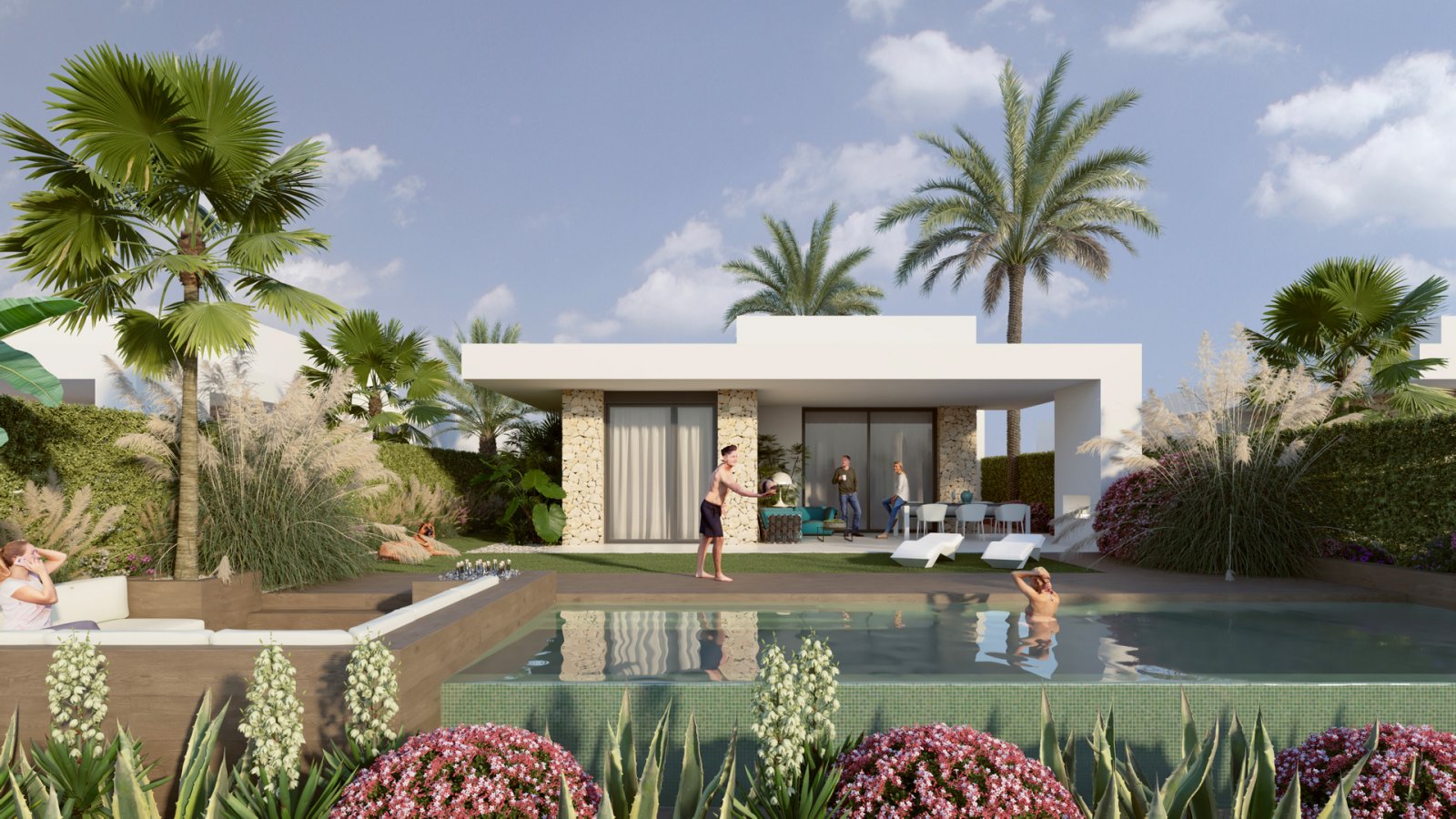 La Finca Golf:  Die exklusiven Villen im prestigeträchtigen La Finca Golf bieten ein einzigartiges Wohnerlebnis. Mit insgesamt 12 Immobilien ist jede Villa darauf au 